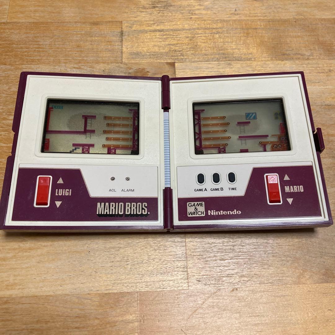 ゲームウォッチ　スーパーマリオブラザーズ　任天堂　昭和レトロ