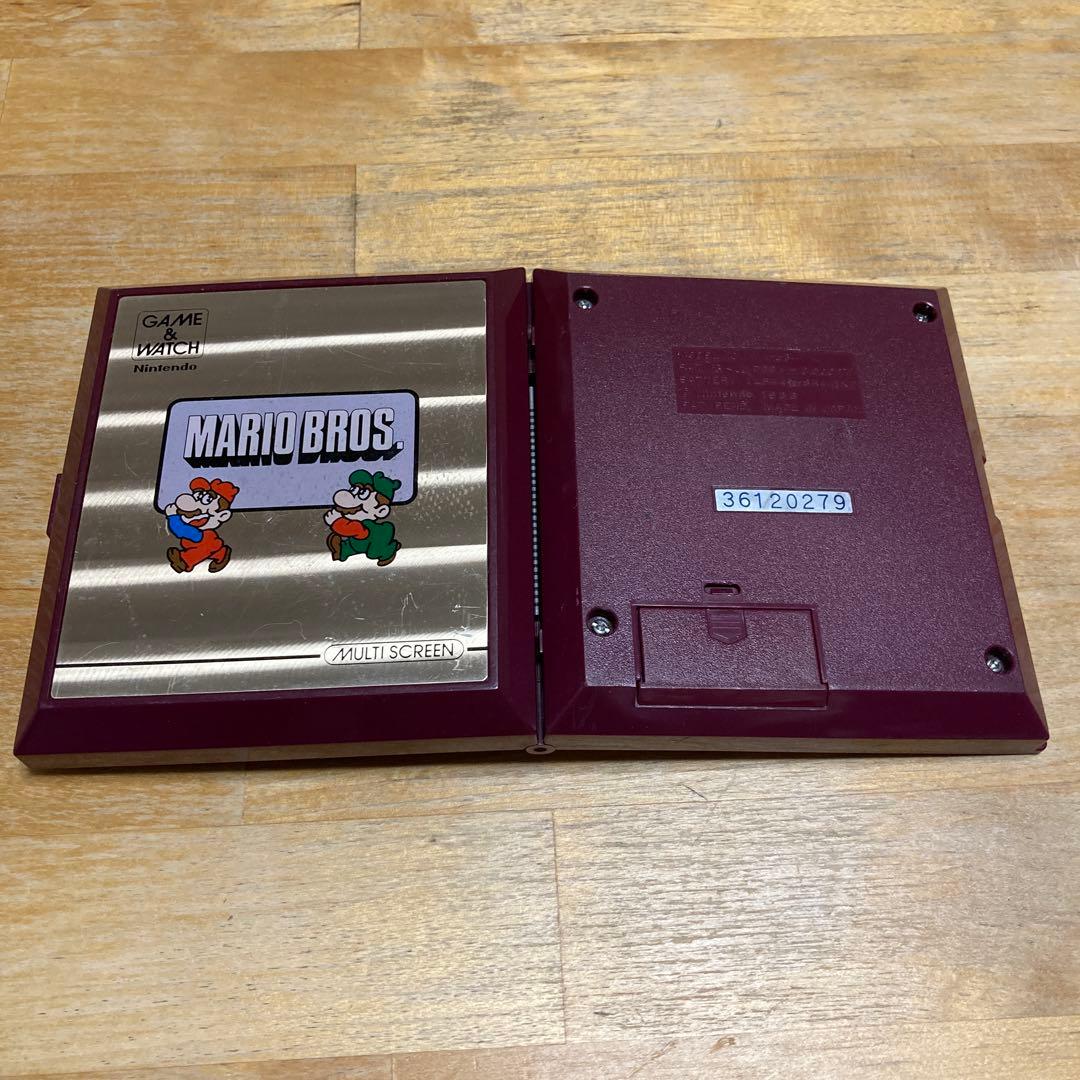 ゲームウォッチ　スーパーマリオブラザーズ　任天堂　昭和レトロ