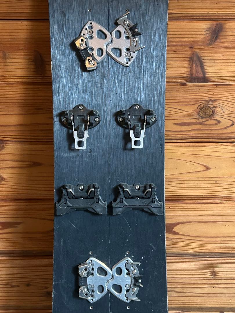 OGASAKA スプリットボード FACET 164 ビンディング シール付き