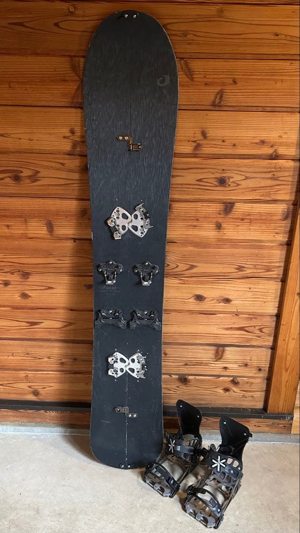 OGASAKA スプリットボード FACET 164 ビンディング シール付き