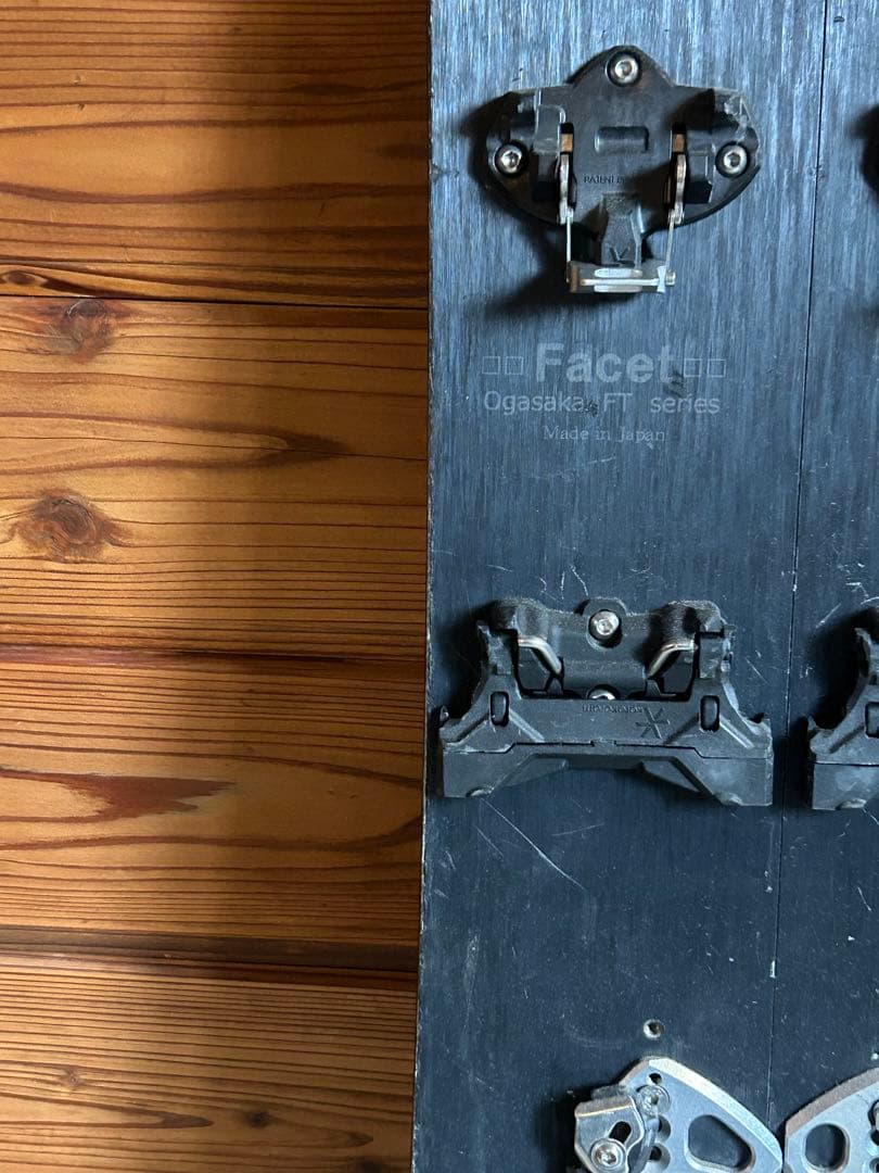 OGASAKA スプリットボード FACET 164 ビンディング シール付き