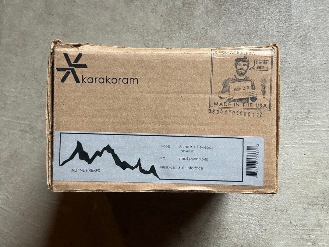 OGASAKA スプリットボード FACET 164 ビンディング シール付き