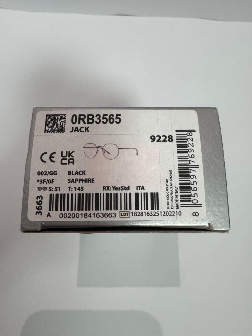 Ray-Ban サングラス　JACK RB3565 調光レンズ