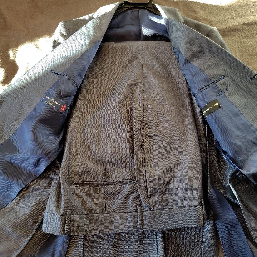 ゼニア トゥモローランド ブルーグレースーツ サイズ46