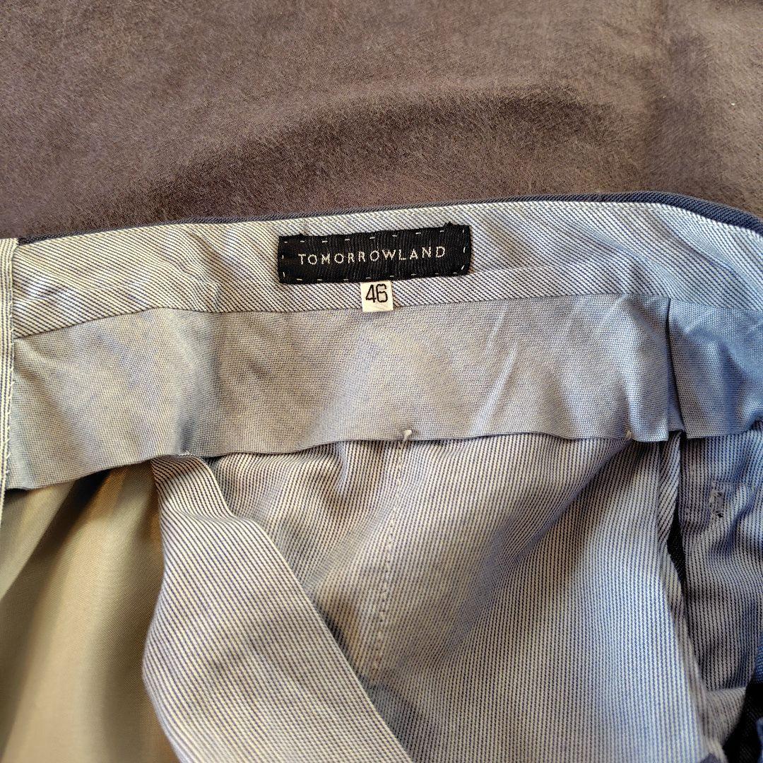 ゼニア トゥモローランド ブルーグレースーツ サイズ46