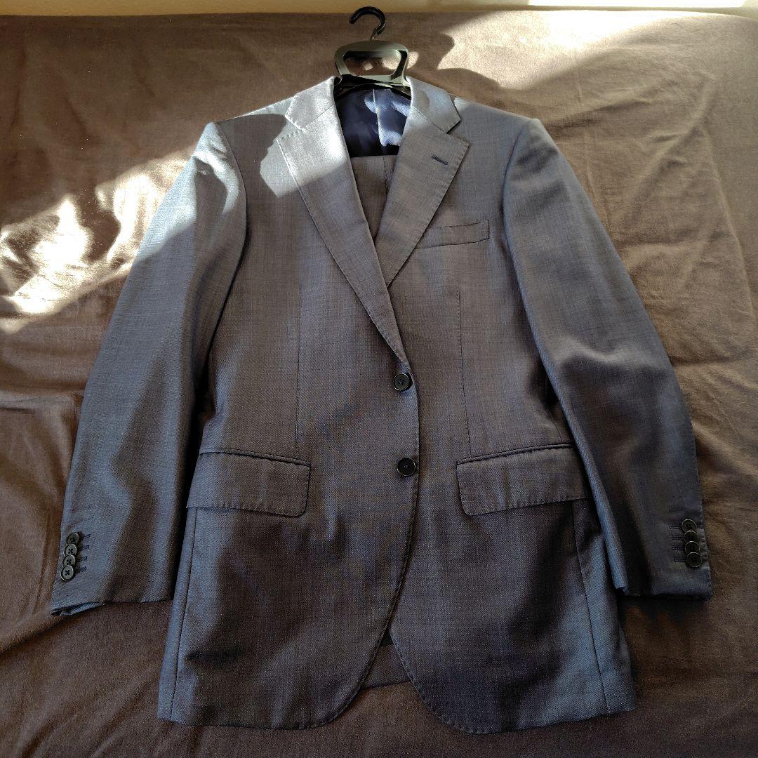 ゼニア トゥモローランド ブルーグレースーツ サイズ46