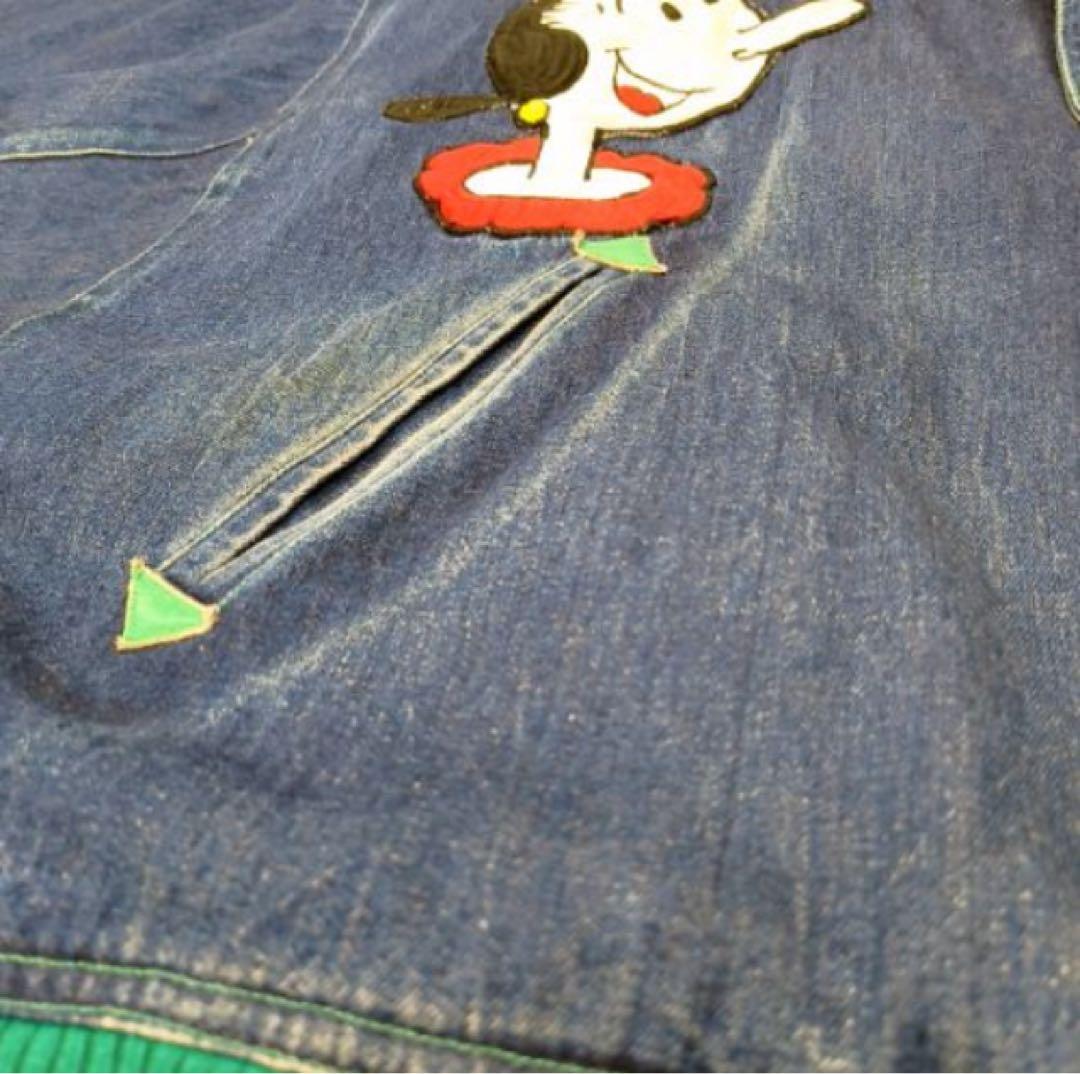 ポパイ　（オリーブ&ブルータス）デニムジャケット　80年代ヴィンテージ