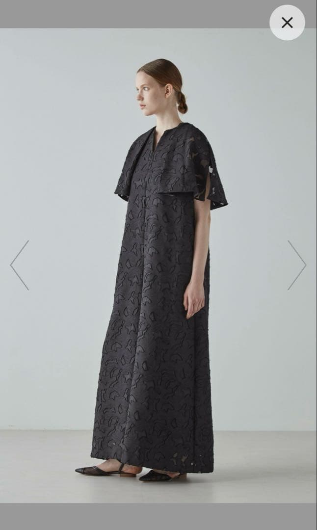 ADORE アドーア シアーボタニカルジャガードコンビネゾン