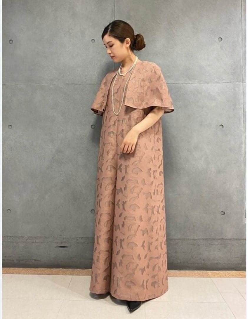 ADORE アドーア シアーボタニカルジャガードコンビネゾン