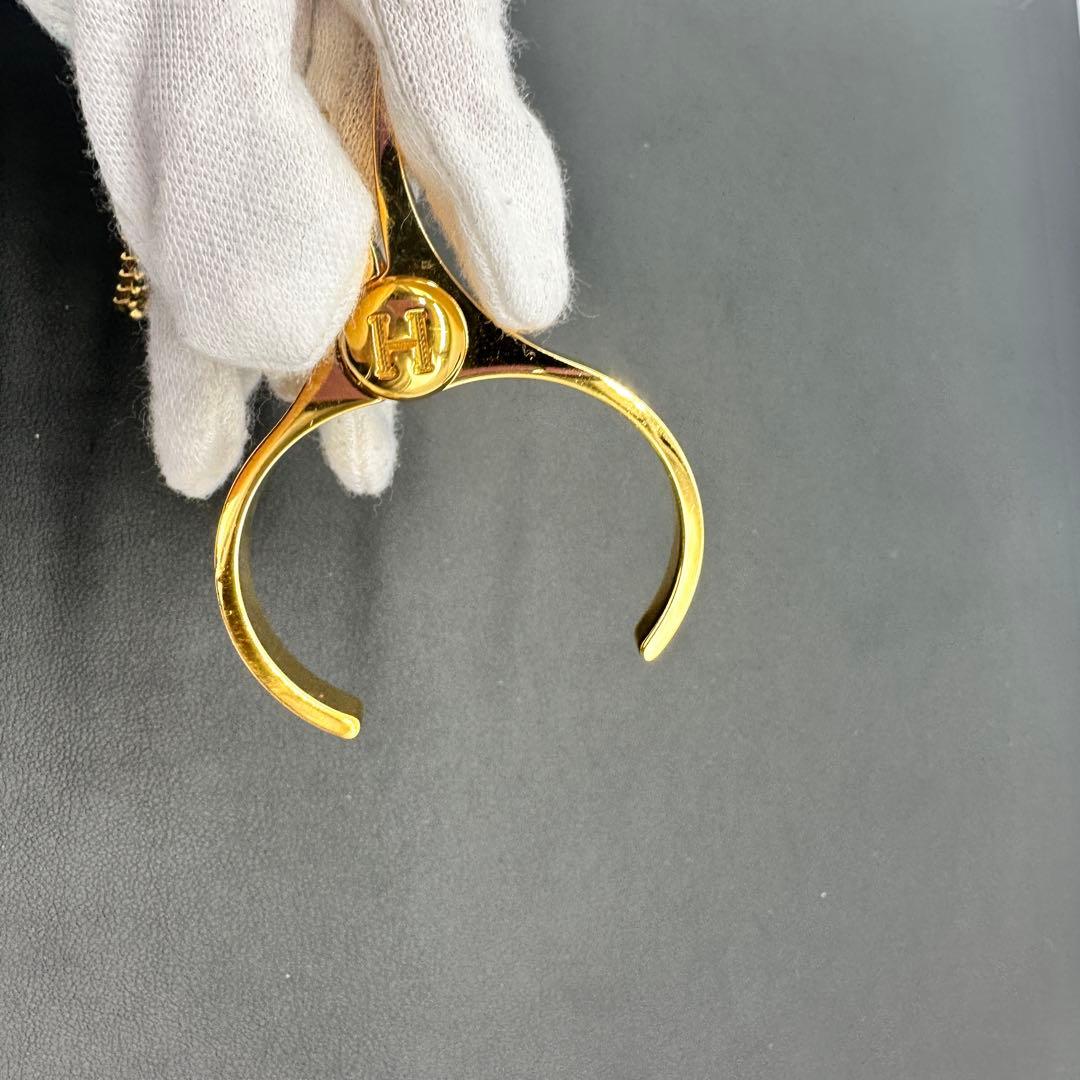 美品★HERMES エルメスゴールド グローブホルダー★C66