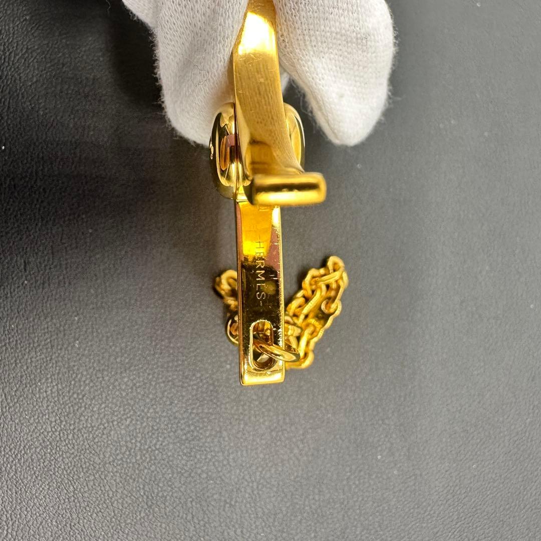 美品★HERMES エルメスゴールド グローブホルダー★C66