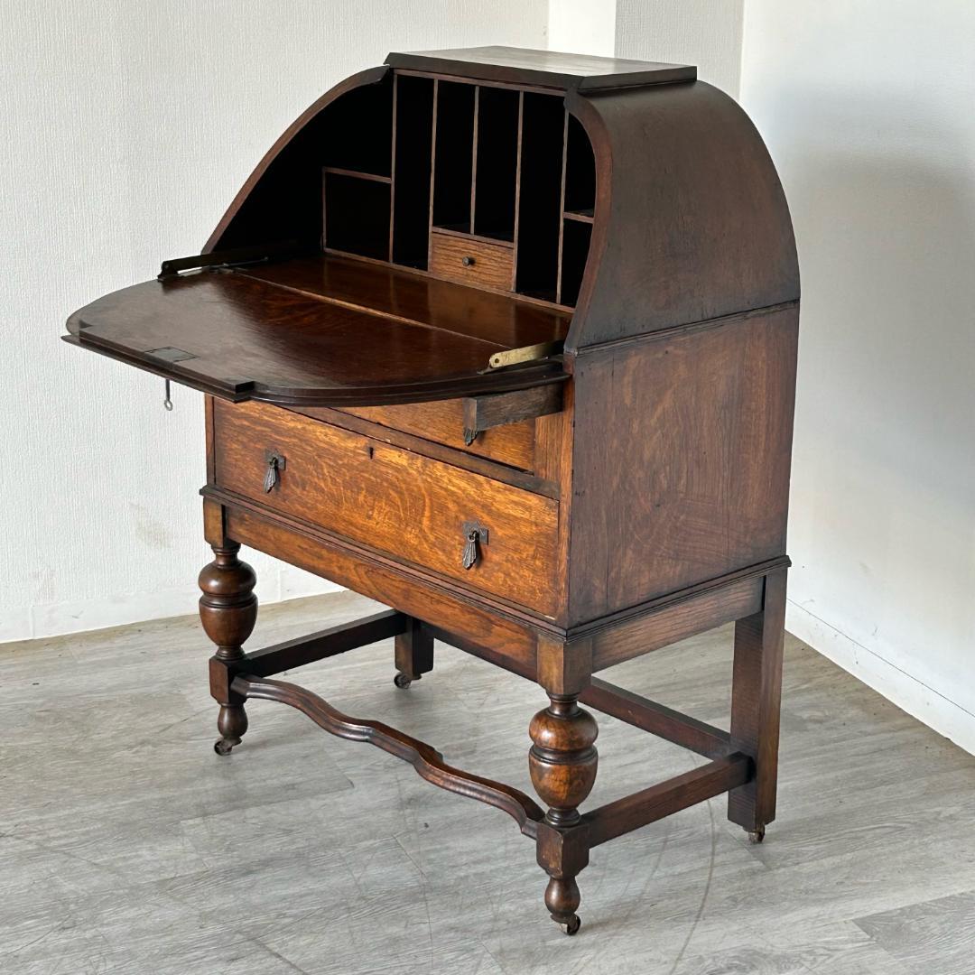イギリス アンティーク 家具 ビューロー 机 1930年頃 627A