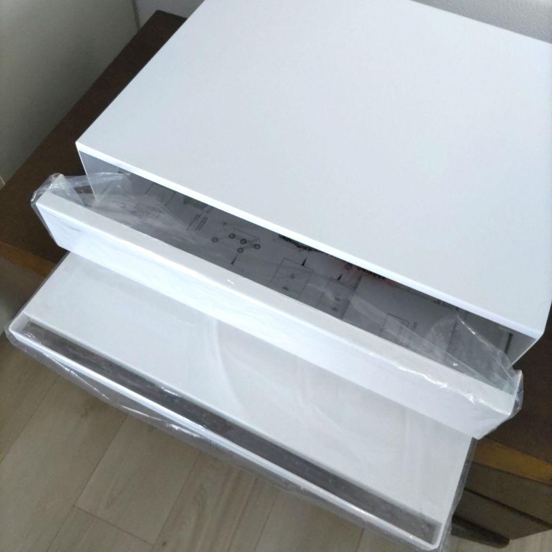 山崎実業 tower ツーウェイ キッチン家電下引き出し&スライドテーブル 新品