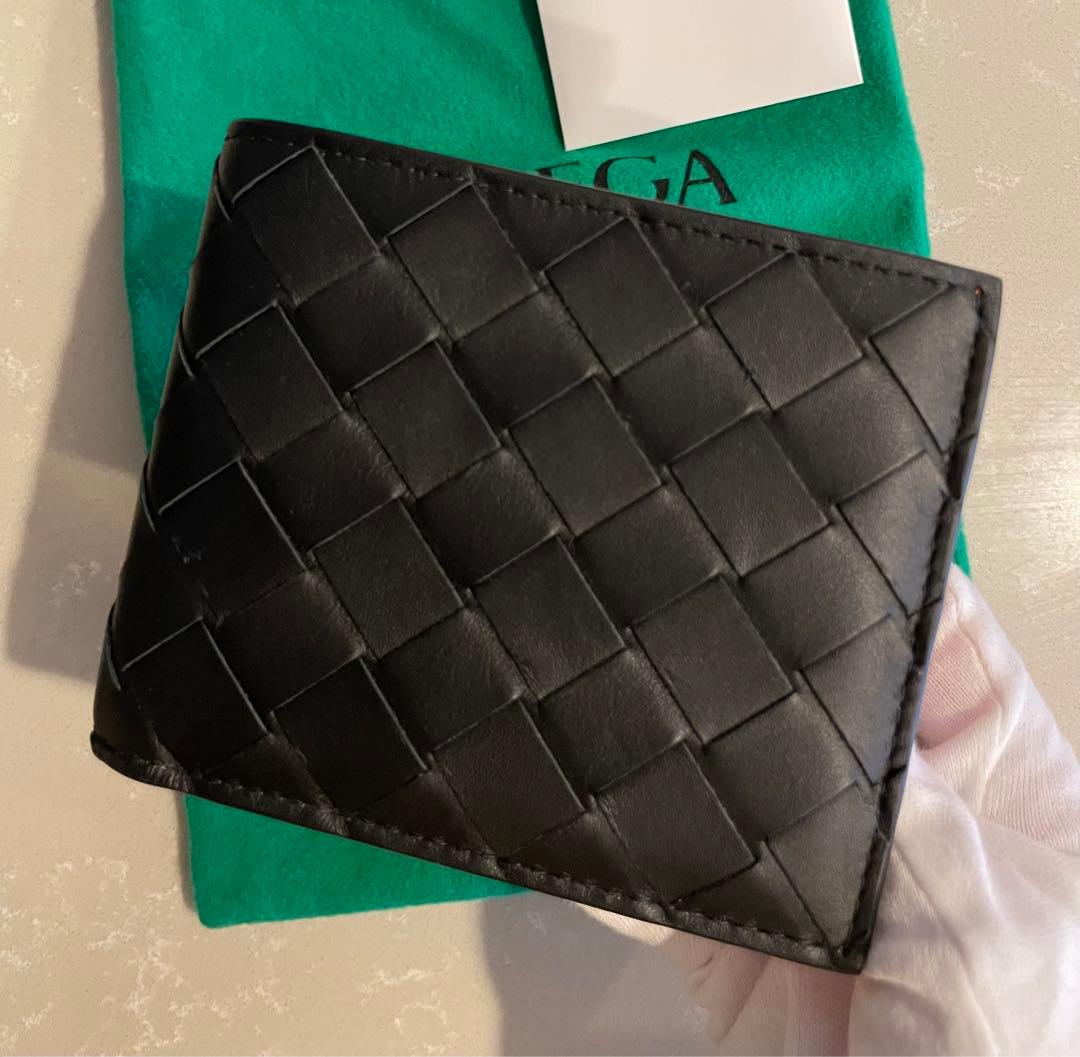 ※限定セール【新品未使用】ボッテガヴェネタ　イントレチャート 二つ折りウォレット