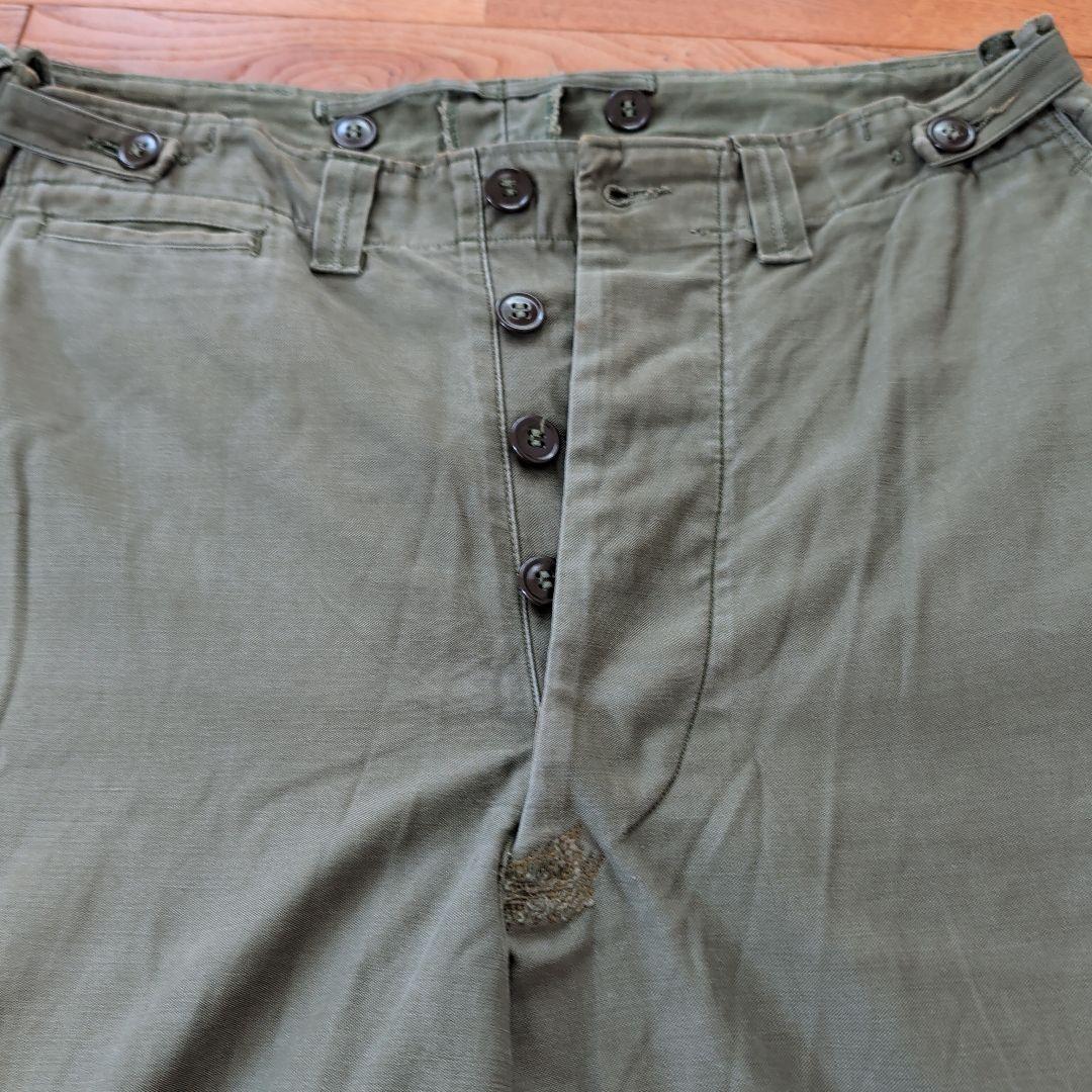 【M-43】フィールドトラウザーズ　us ミリタリー　40s