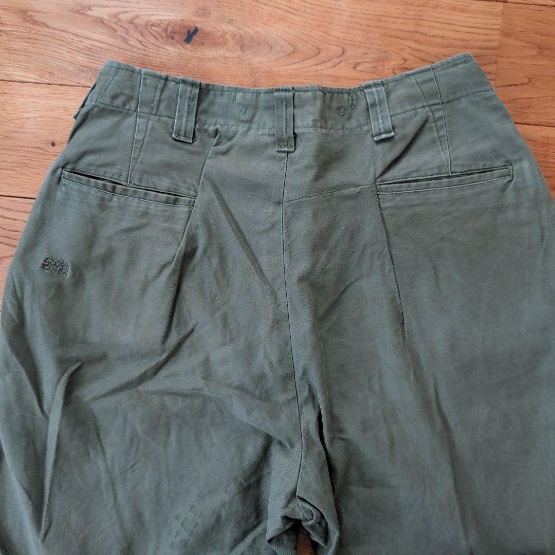 【M-43】フィールドトラウザーズ　us ミリタリー　40s