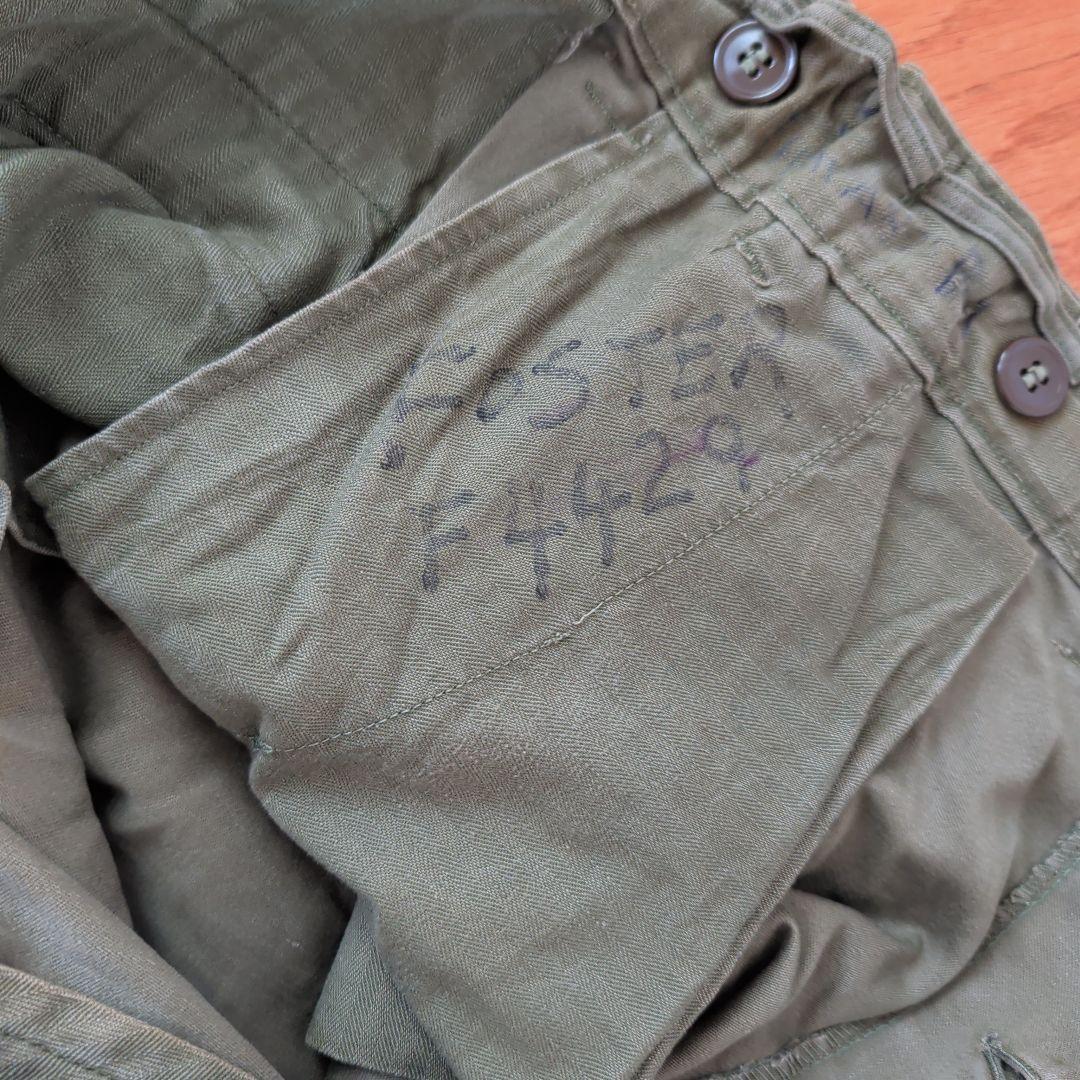 【M-43】フィールドトラウザーズ　us ミリタリー　40s