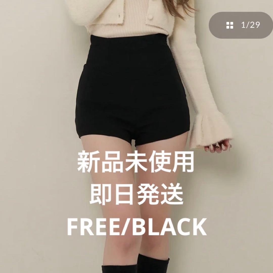 【新品】Darich 美シルエットショートパンツ FREE / BLK