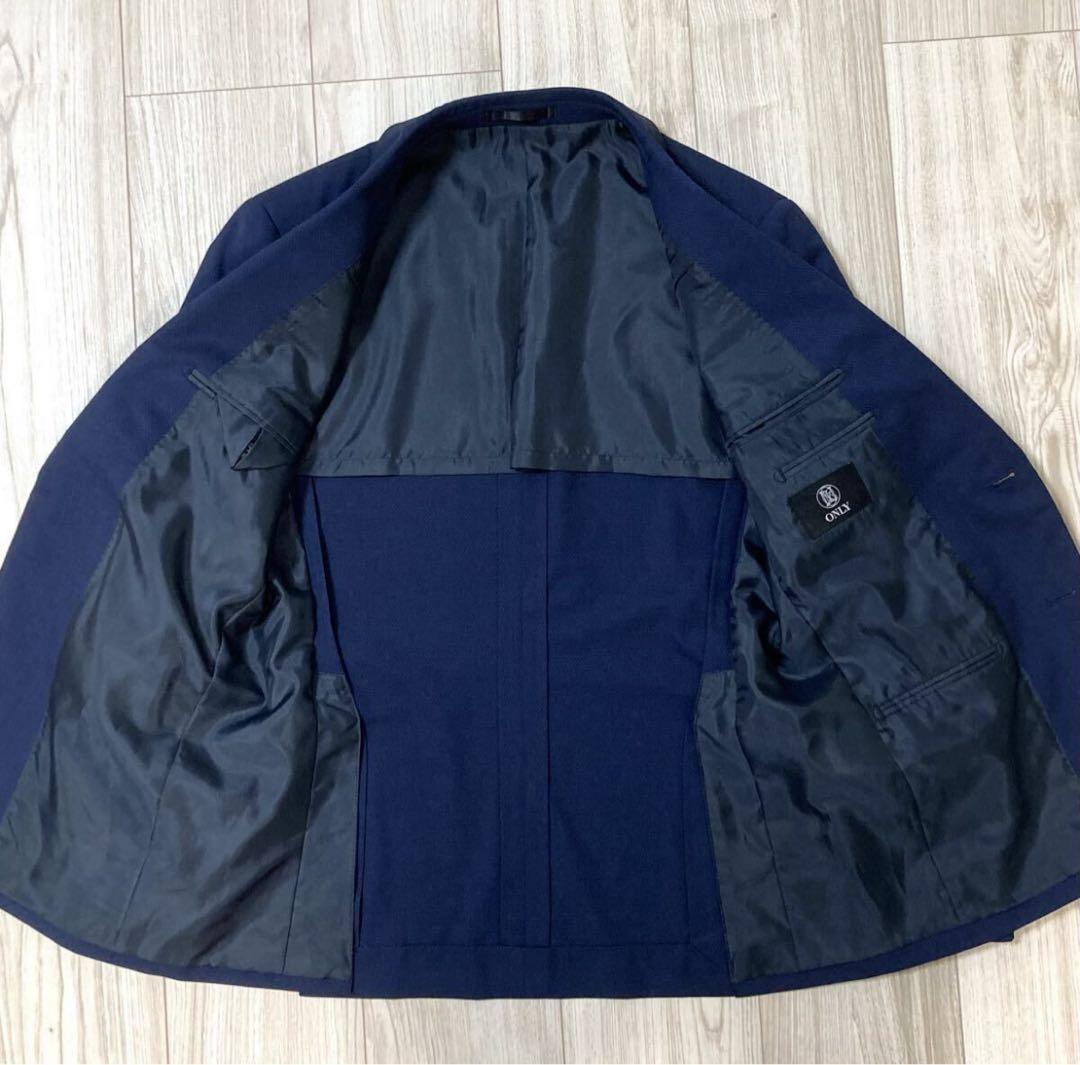 ネイビー ビジネススーツ 3ピース　ONLY