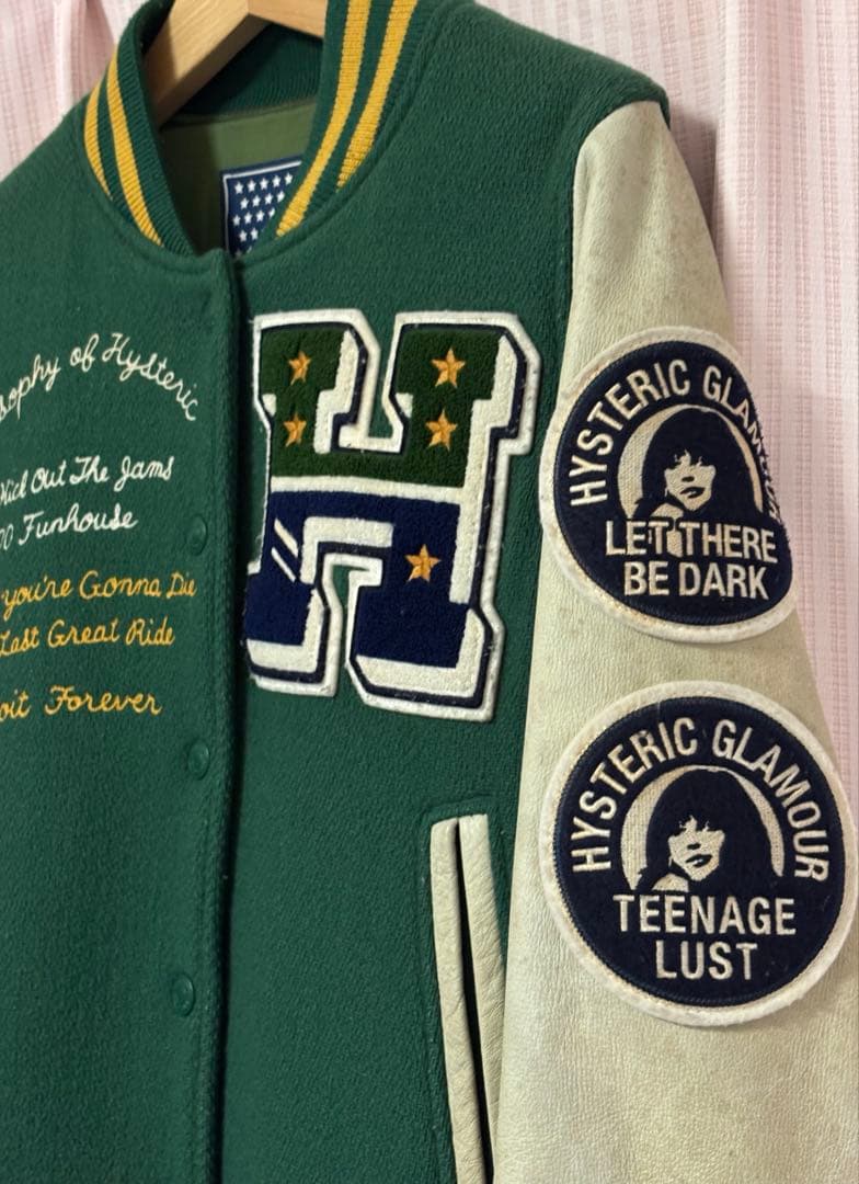 ヒステリックグラマー　hysteric glamourスタジャン　フリーサイズ