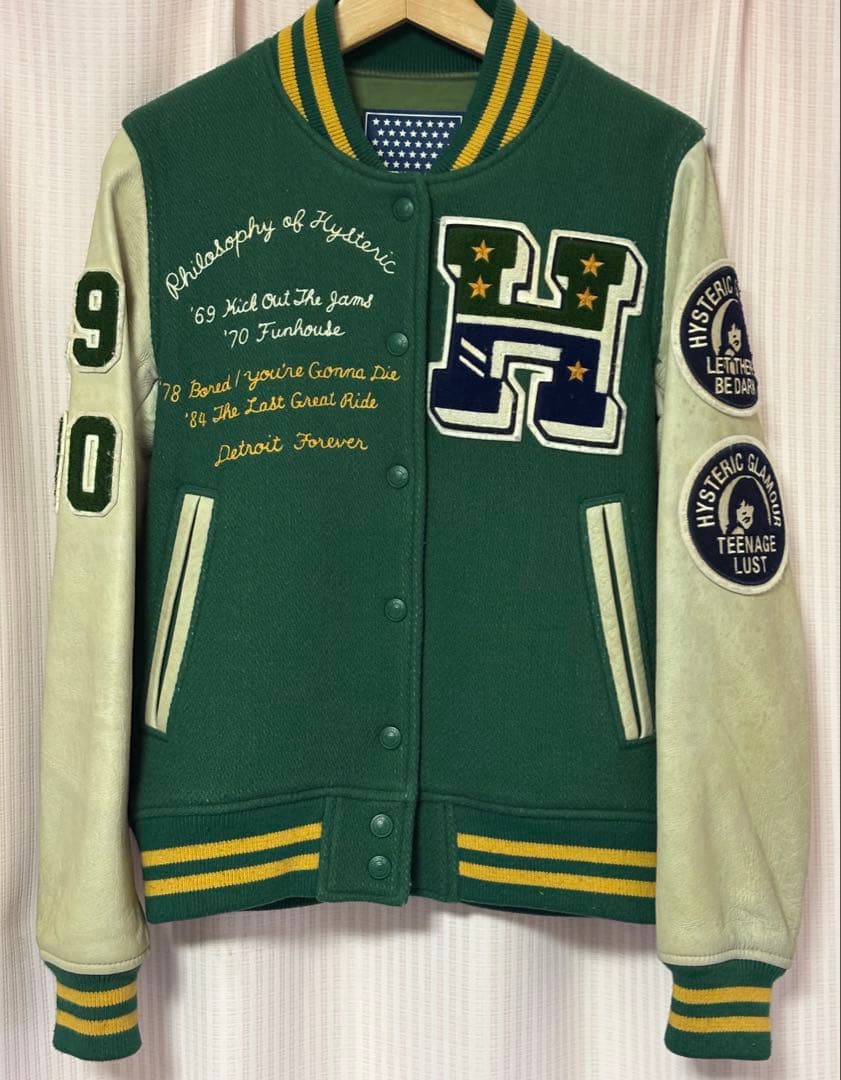 ヒステリックグラマー　hysteric glamourスタジャン　フリーサイズ