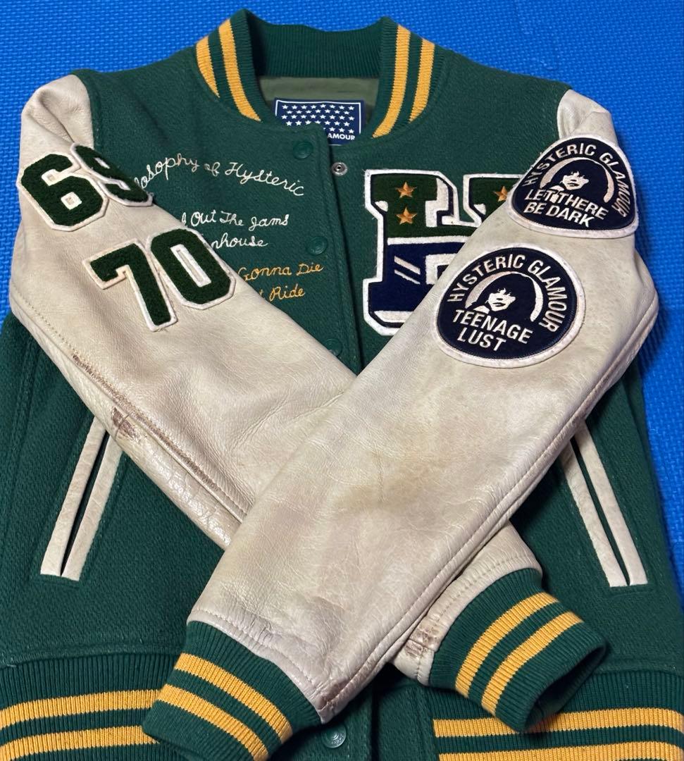 ヒステリックグラマー　hysteric glamourスタジャン　フリーサイズ