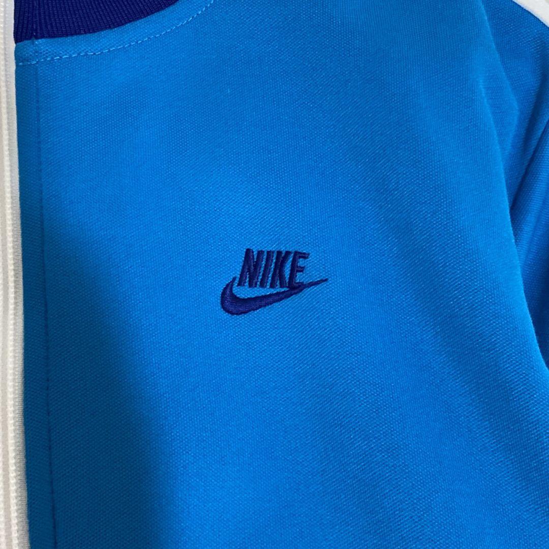 極美品 NIKE ナイキ トラックジャケット ジャージ ハイネック ブルー M