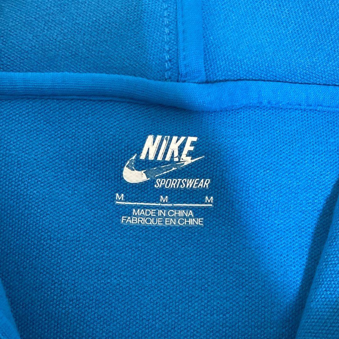 極美品 NIKE ナイキ トラックジャケット ジャージ ハイネック ブルー M