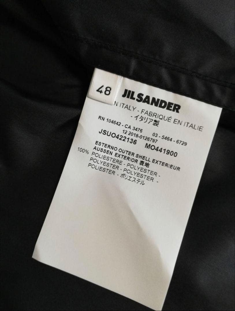 ドシラさま専用　JIL SANDER　ジルサンダー　メンズ　ジャケット　ブラック