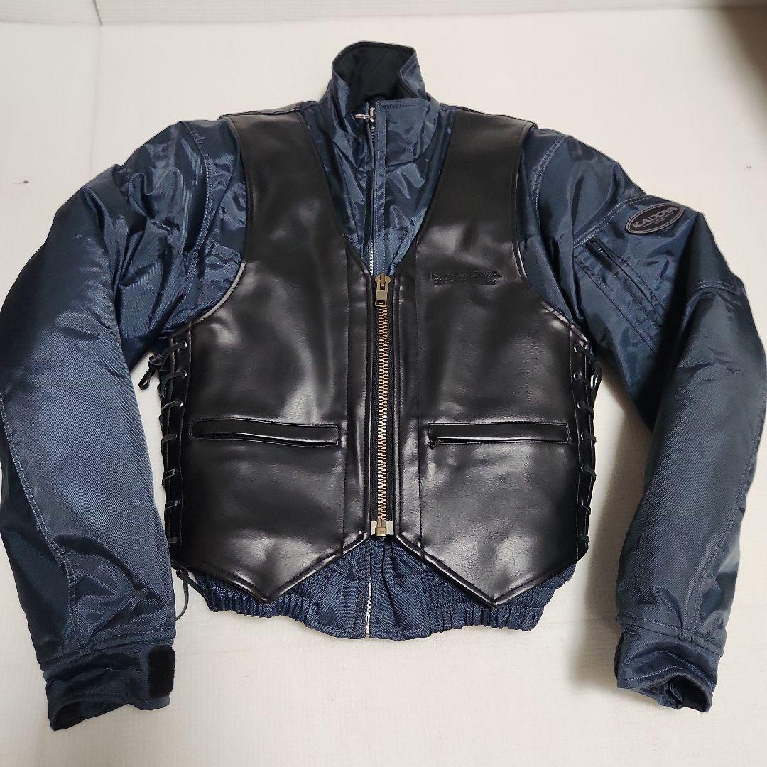 Ｍ　カドヤ ベスト付き ナイロンジャケット 　ライディングジャケット