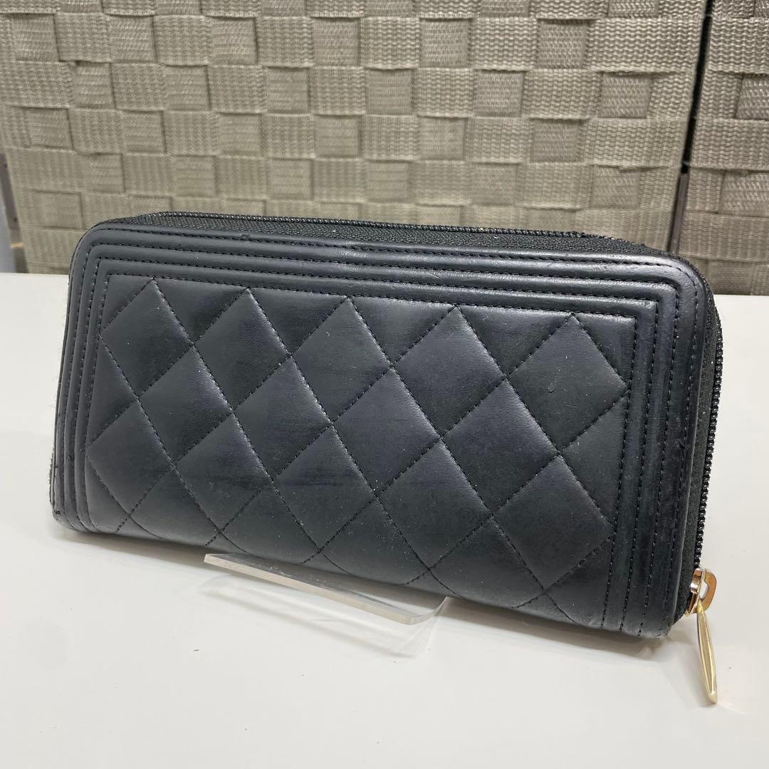 a*☆様 CHANEL ボーイシャネル 長財布 ゴールド金具