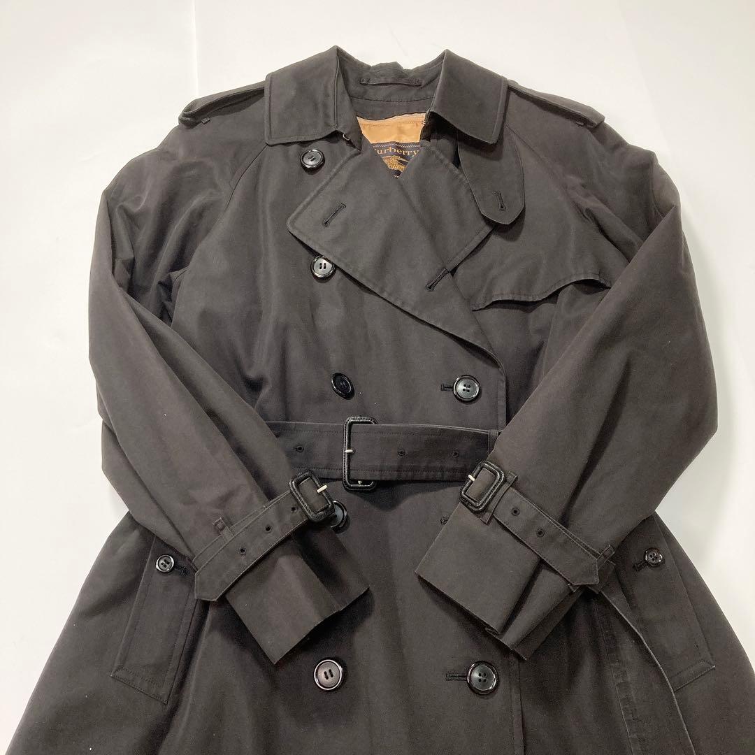 バーバリー トレンチコート ノバチェック ライナー付き ブラック 11AR