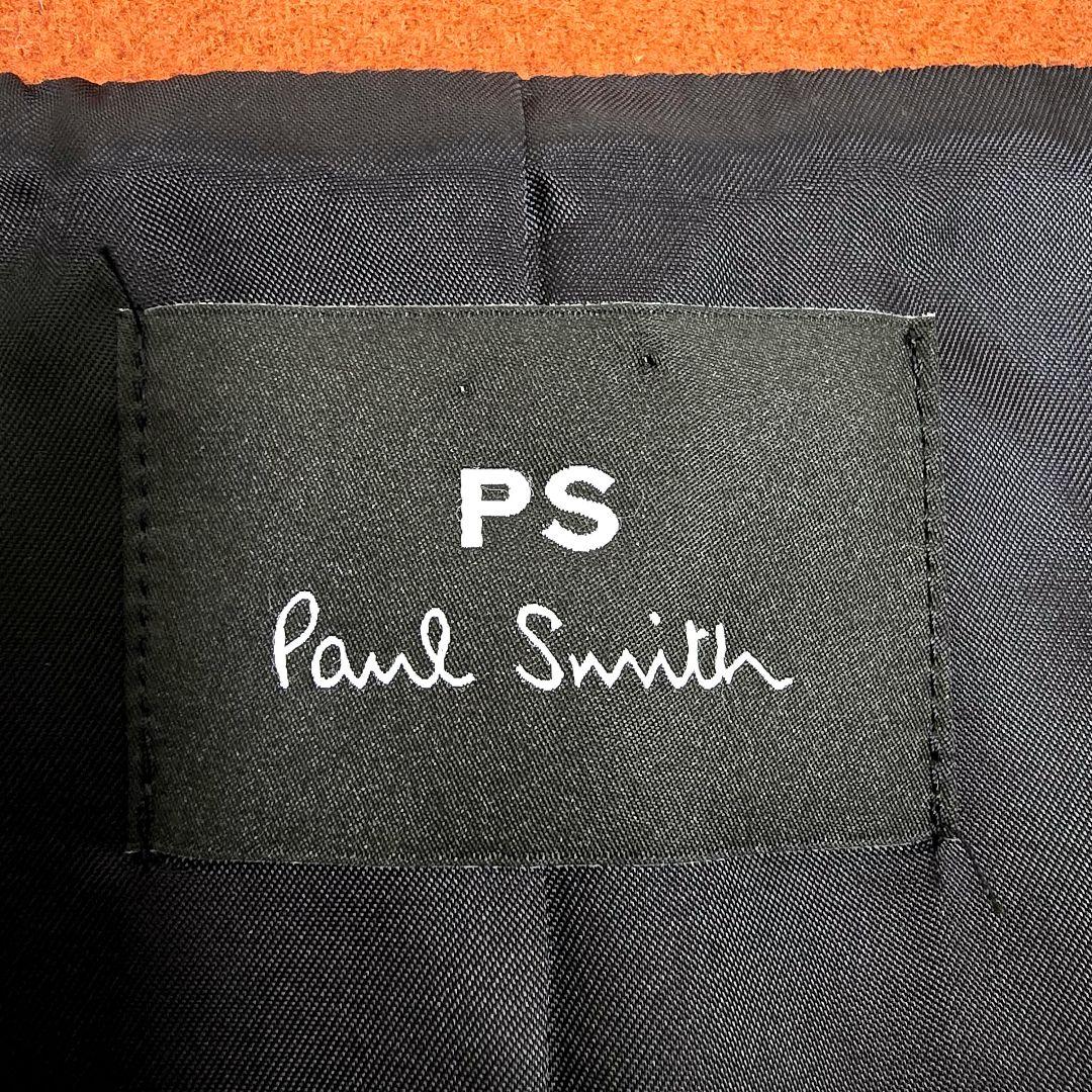 極美品 ピーエスポールスミス ピーコート ダブル ショート丈 テラコッタ 38