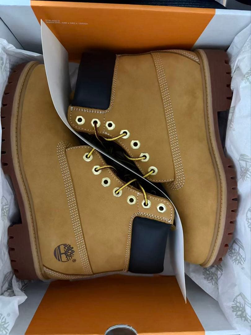 Timberland ベージュ ハイカット ワークブーツ
