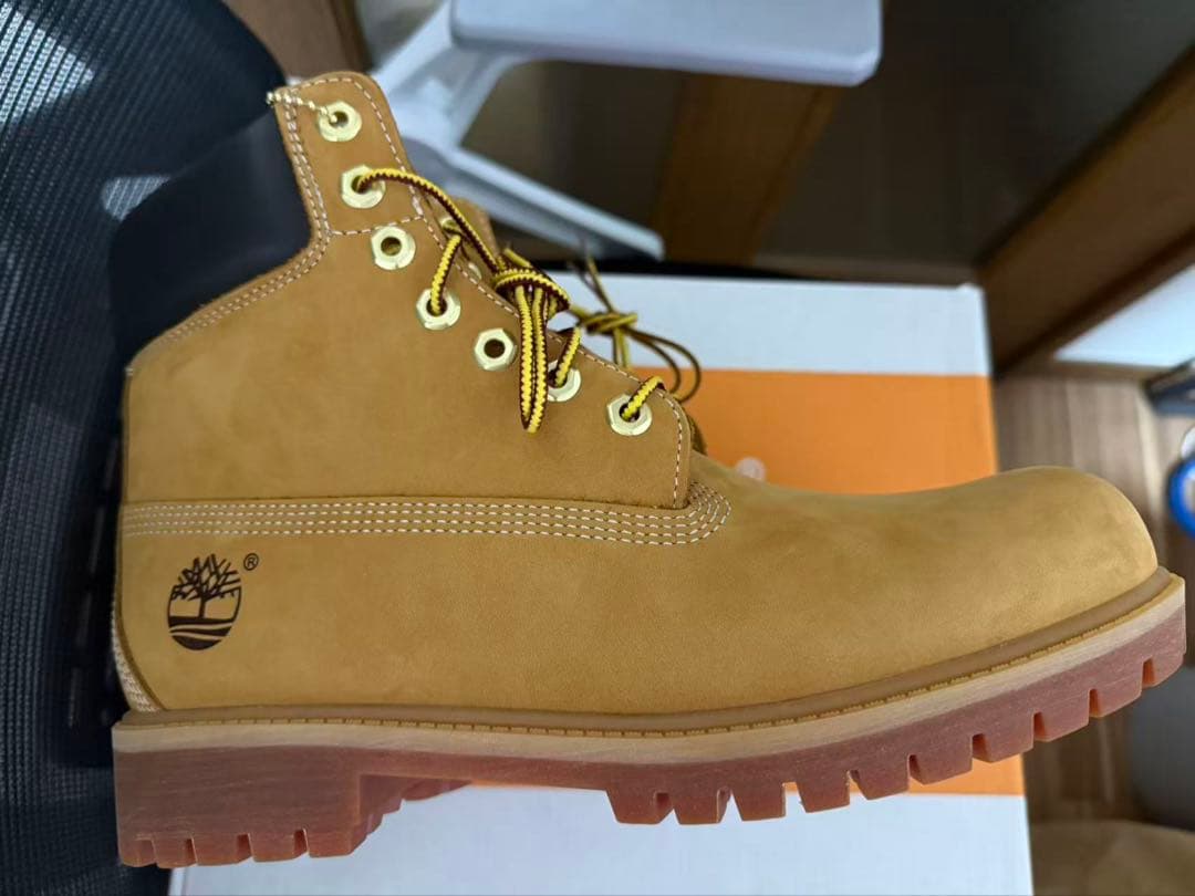 Timberland ベージュ ハイカット ワークブーツ