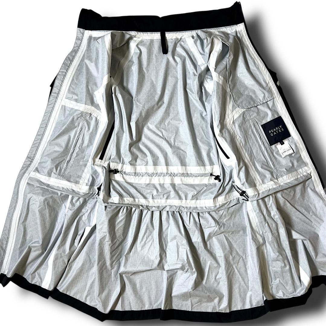 新品 定価46,200 パーリーゲイツ レインジャケット ワンピース ブラック