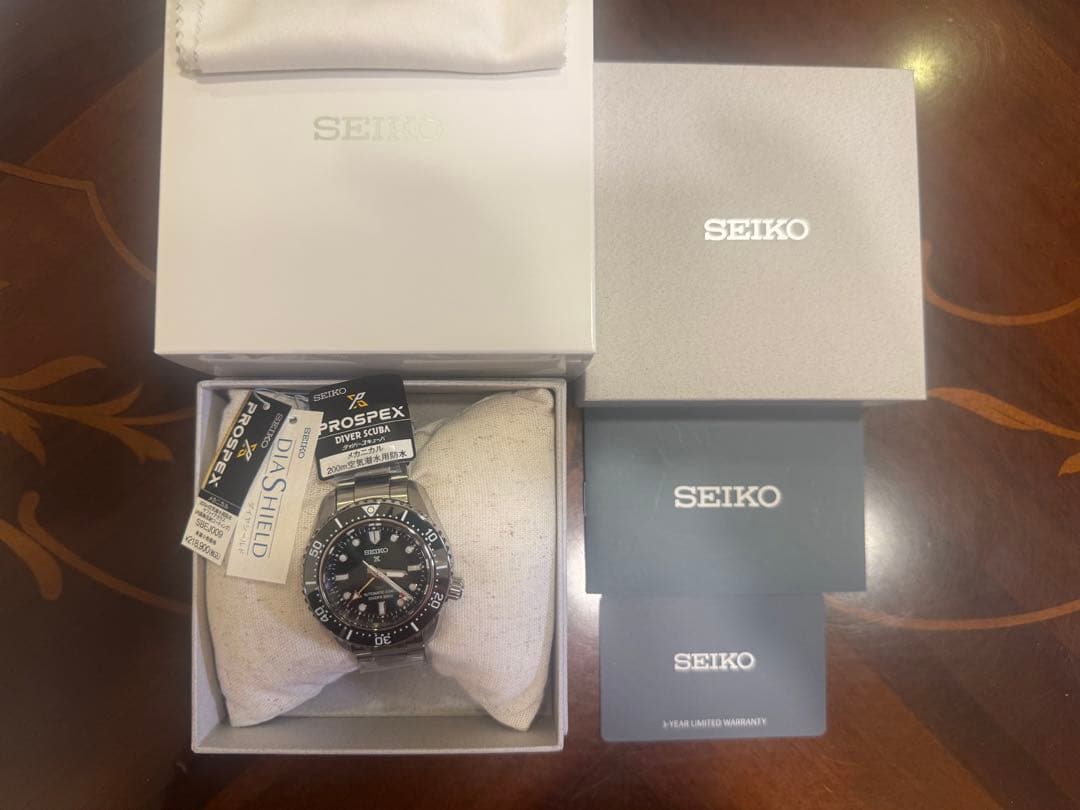 新品 セイコー プロスペックス GMT SBEJ009 グリーン 大谷翔平