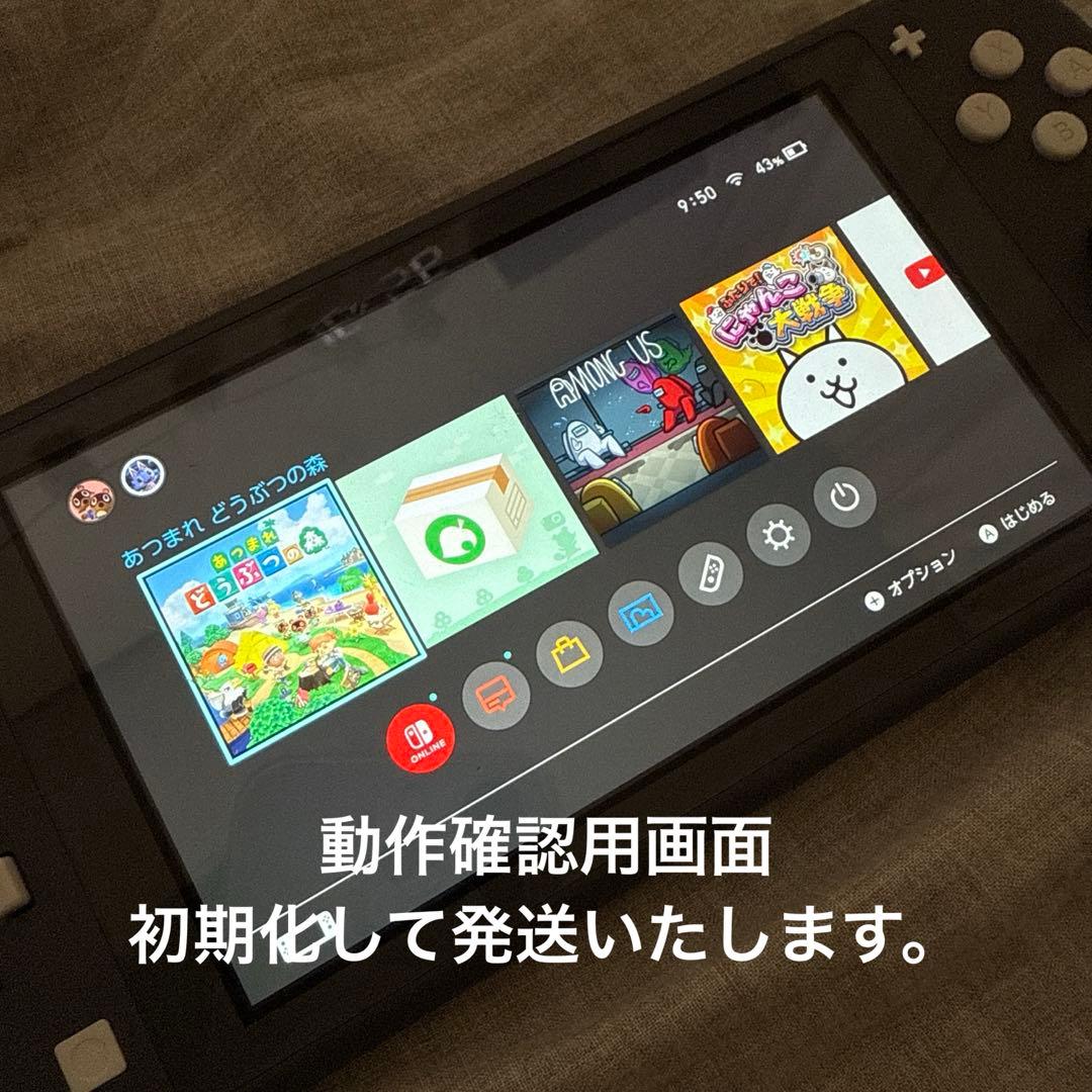 Nintendo Switch Lite グレー 本体　ジャンク品