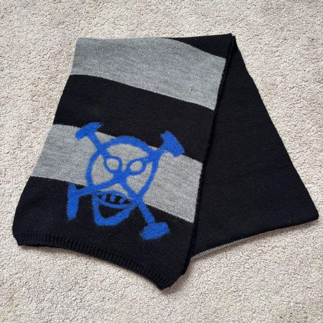 【美品】ヴィヴィアン　ウエストウッド　マフラー　リバーシブル　オーブ　スカル