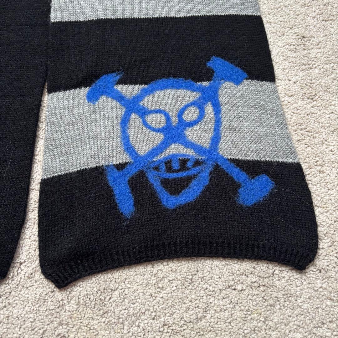 【美品】ヴィヴィアン　ウエストウッド　マフラー　リバーシブル　オーブ　スカル