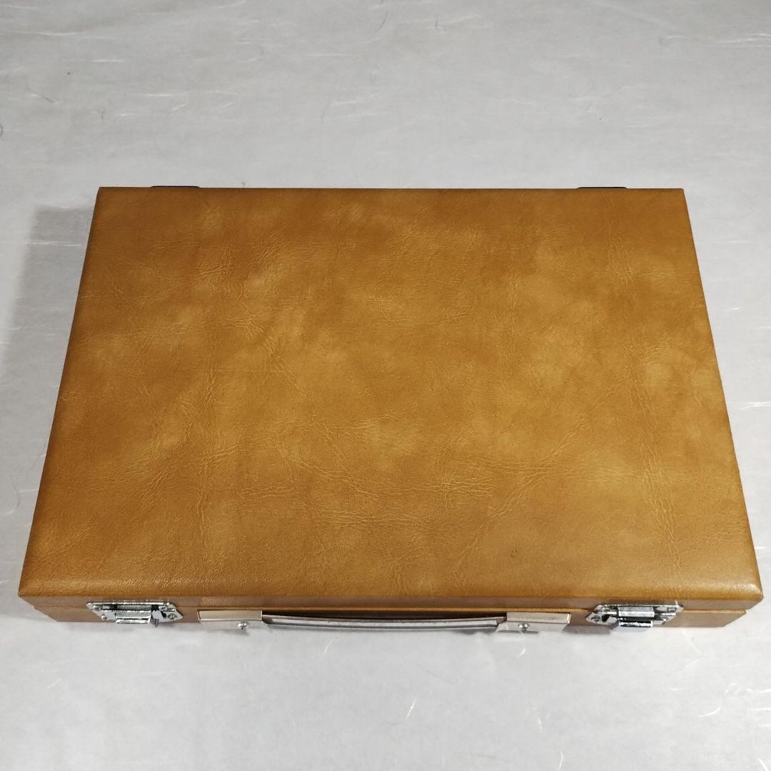 麻雀牌　えんじ色　特選萬年牌　菊 BRAND