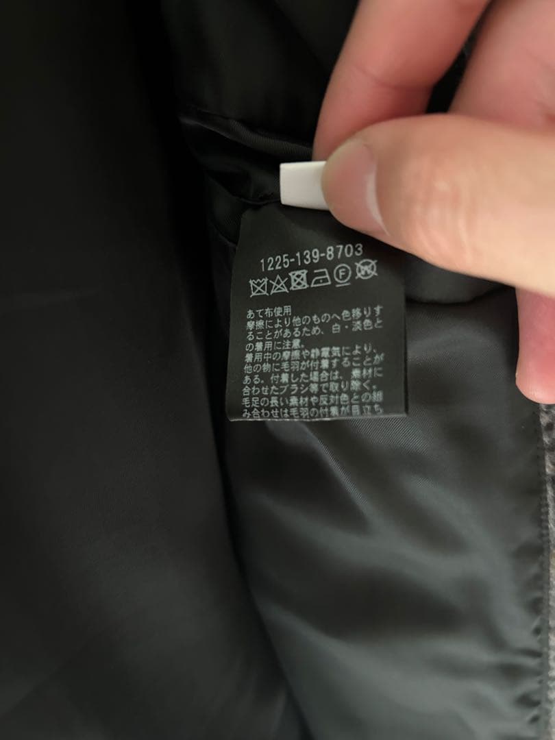 BEAUTY&YOUTH チェスターコート グレー系チェック