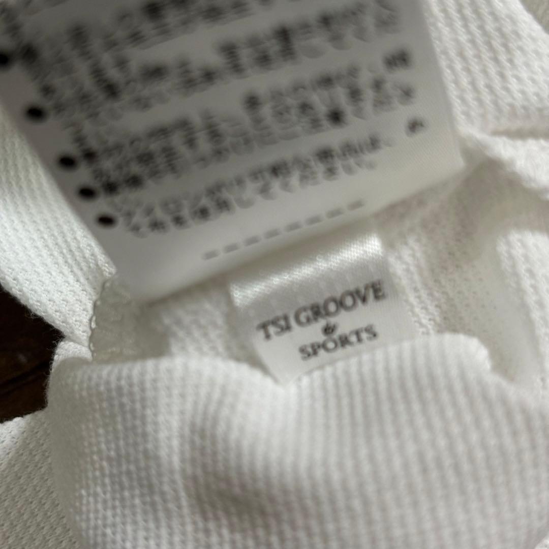 ★パーリーゲイツPEARLYGATES★定番系半袖ポロシャツ新品未使用ホワイト白