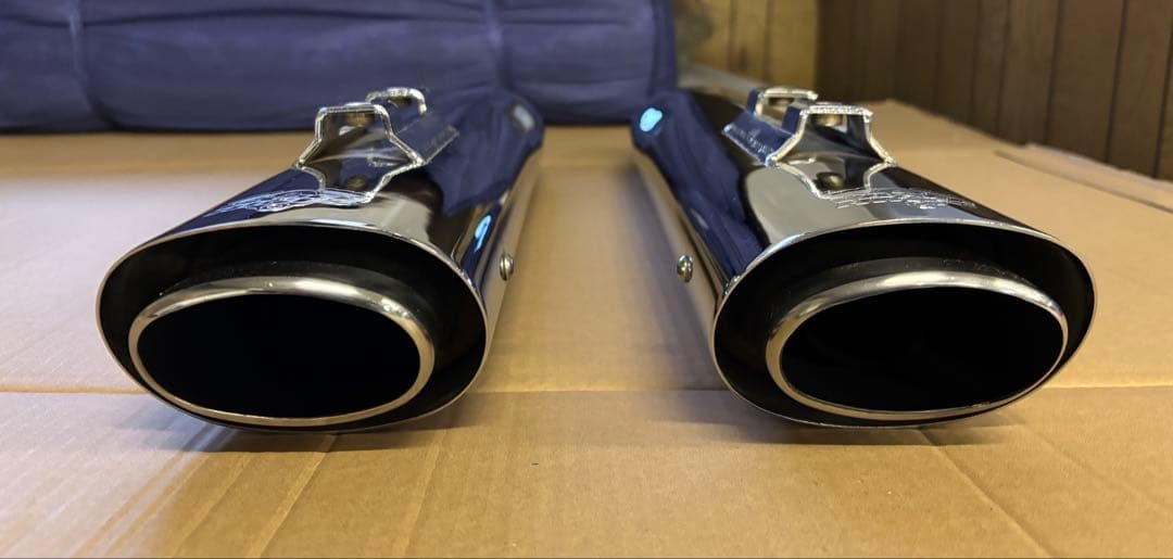 ハーレーツーリングモデル　バンス&ハインズ　オーバルマフラー