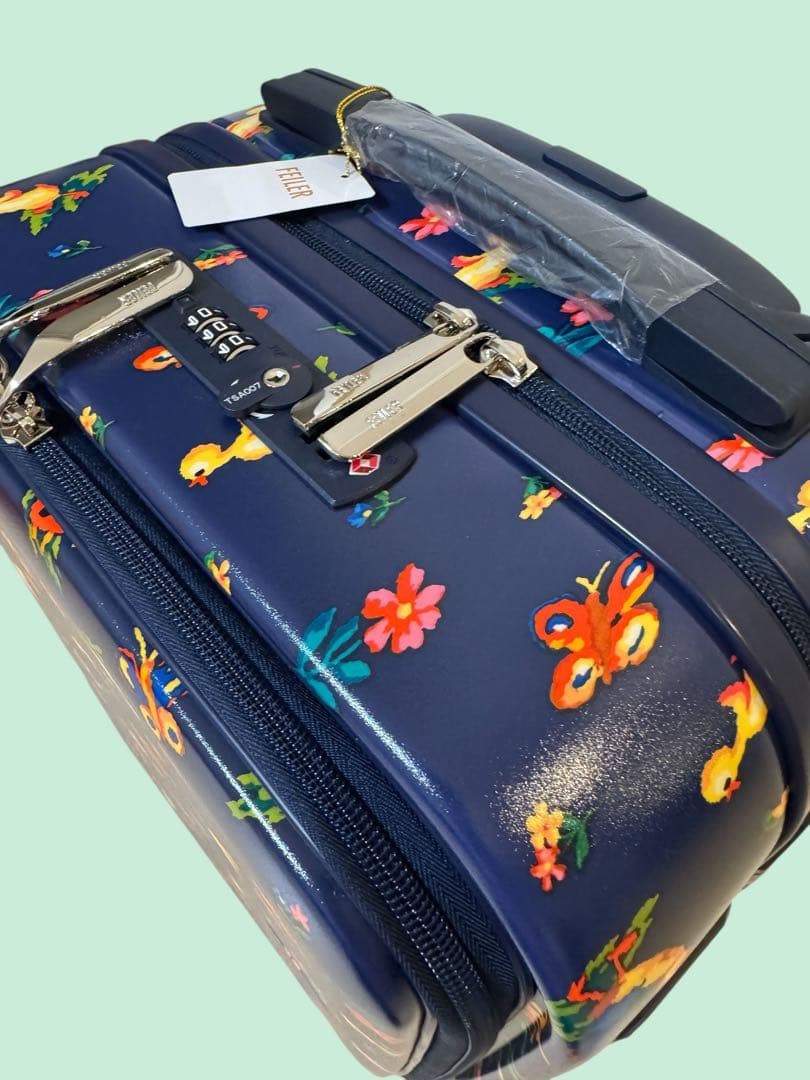 完売品 新品 フェイラー ハイジ トローリーケース ネイビー キャリーケース