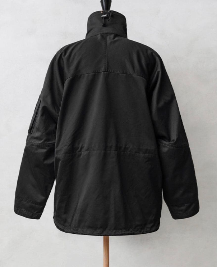 実物 オーストリア軍 パラトルーパージャケット DEEP BLACK染め