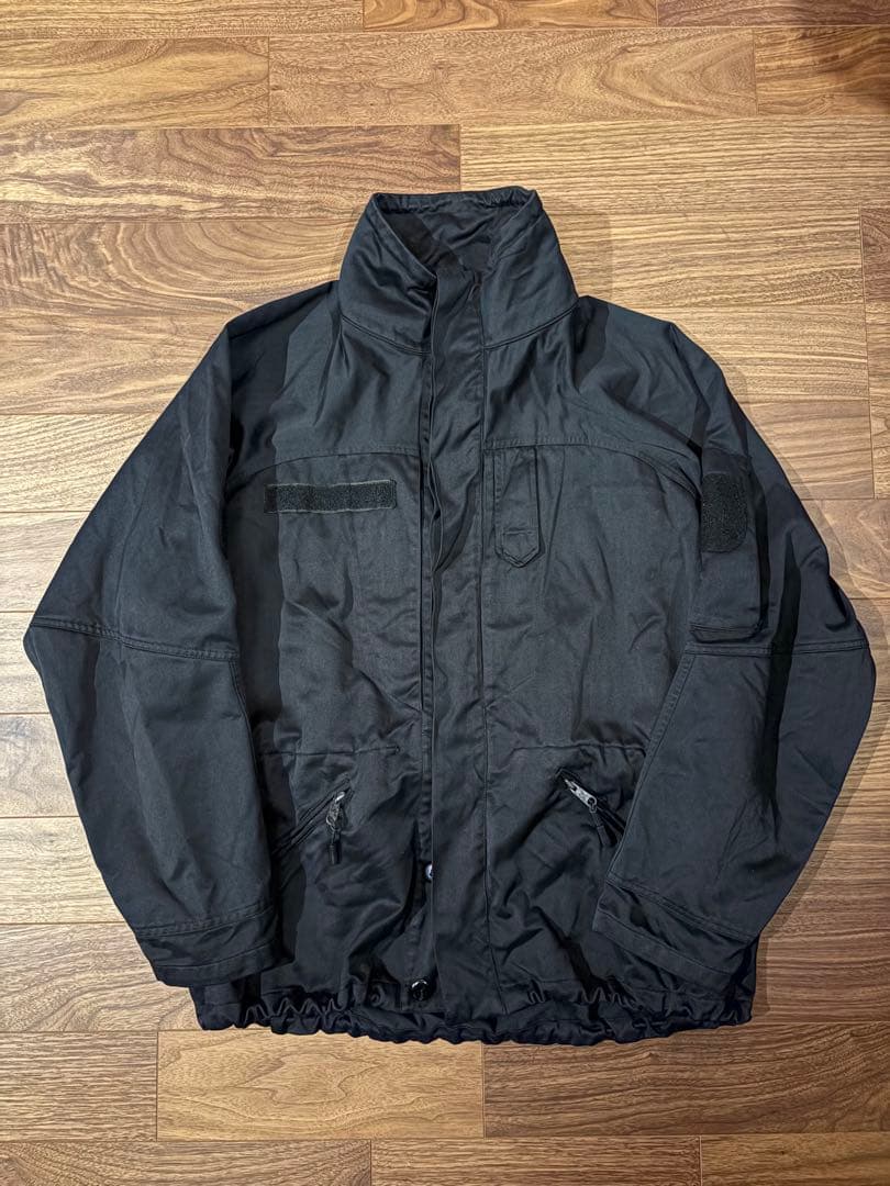 実物 オーストリア軍 パラトルーパージャケット DEEP BLACK染め