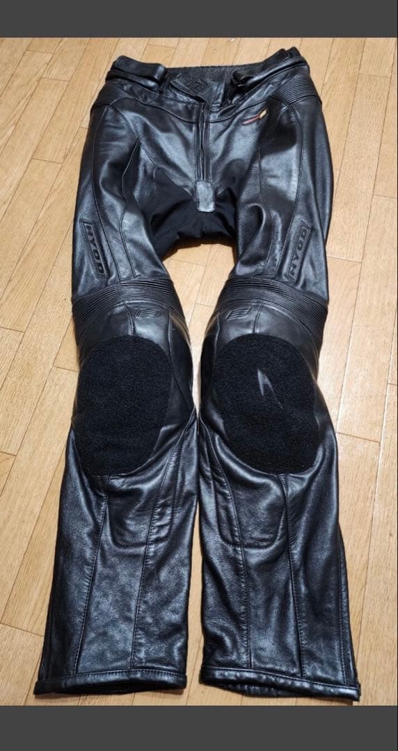 LL】HYOD ST-X レザーパンツ ブラック スライダー付 ヒョウドウ