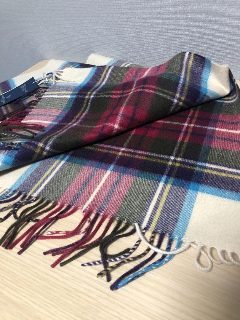 新品 JOHNSTONS WA000057 中判カシミアストール 旧タグ