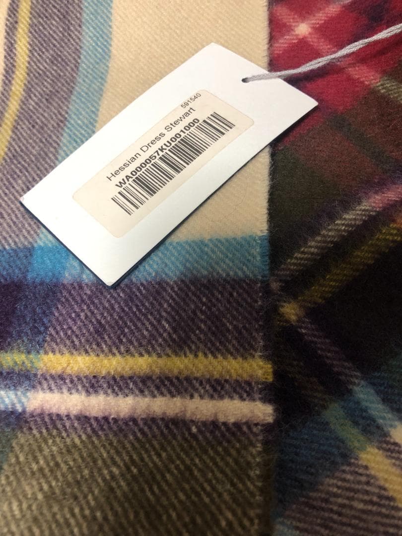 新品 JOHNSTONS WA000057 中判カシミアストール 旧タグ